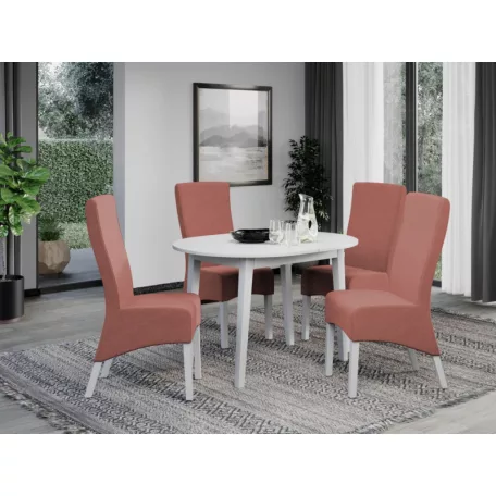 Paris szék, Castel 55 szövettel, fehér lábakkal