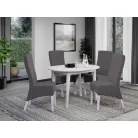 Paris szék, Westa 8 szövettel, fehér lábakkal