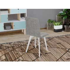 Karma szék, Havana 6 szövettel, fehér lábakkal