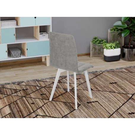 Karma szék, Havana 6 szövettel, fehér lábakkal