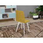 Karma szék, Havana 65 szövettel, fehér lábakkal