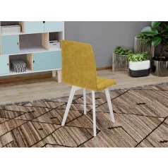 Karma szék, Havana 65 szövettel, fehér lábakkal