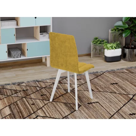 Karma szék, Havana 65 szövettel, fehér lábakkal