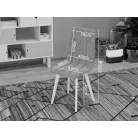 Karma szék, Havana 39 szövettel, fehér lábakkal