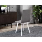 Rosa szék, Rino 88 szövettel, fehér lábakkal