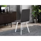 Rosa szék, Westa 8 szövettel, fehér lábakkal