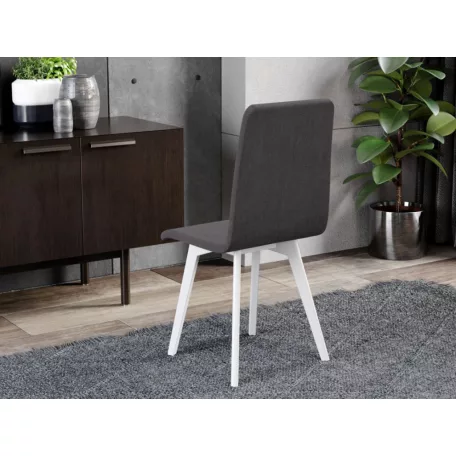 Rosa szék, Westa 8 szövettel, fehér lábakkal