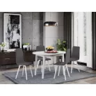 Rosa szék, Westa 8 szövettel, fehér lábakkal