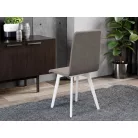 Rosa szék, Rino 16 szövettel, fehér lábakkal