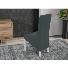 Venetia szék, Castel 97 szövettel, fehér lábakkal