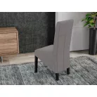 Venetia szék, Malmo 90 szövettel, fekete lábakkal