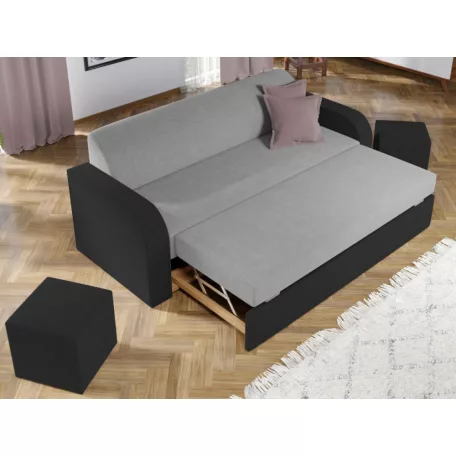 Mini szürke-szürke-antracit kanapé