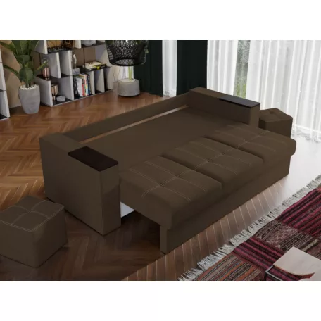 Alexa S barna kanapé
