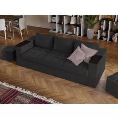 Alexa S szürke-antracit kanapé