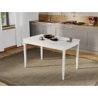 Grand Alba asztal, étkezőasztal fehér asztallappal