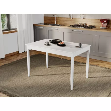 Grand Alba asztal, étkezőasztal fehér asztallappal