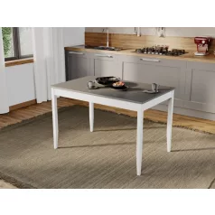 Grand Alba asztal, étkezőasztal szürke asztallappal