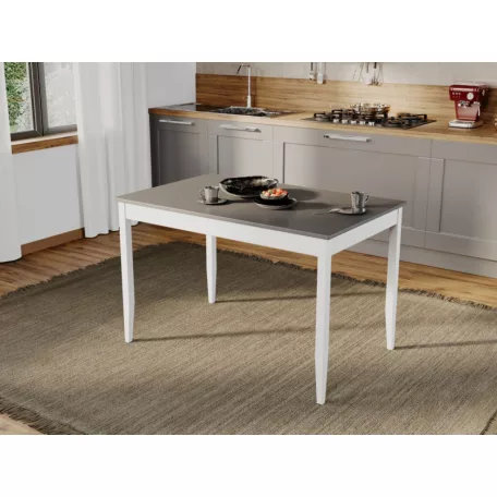 Grand Alba asztal, étkezőasztal szürke asztallappal