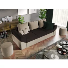 Cali kanapé krém/barna színben