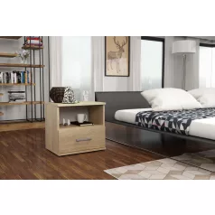 GODA II 1 S éjjeliszekrény sonoma színben