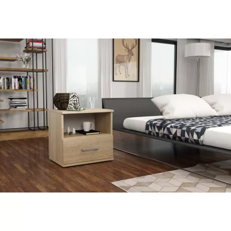 GODA II 1 S éjjeliszekrény sonoma színben