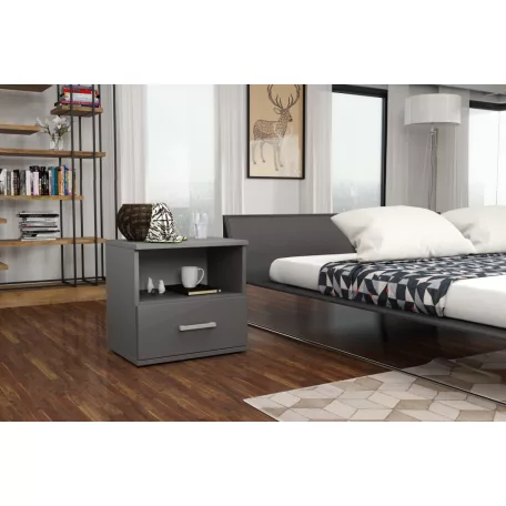 GODA II 1 S éjjeliszekrény antracit színben