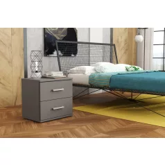 GODA II 2 S éjjeliszekrény antracit színben