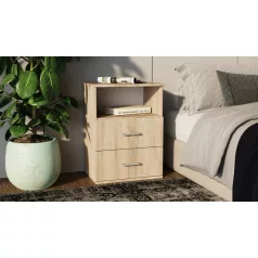 GODA III 2 S éjjeliszekrény sonoma színben