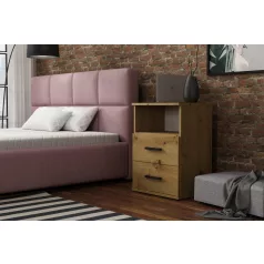 GODA III 2 S éjjeliszekrény artisan tölgy színben