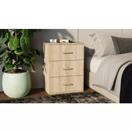 GODA III 3 S éjjeliszekrény sonoma színben
