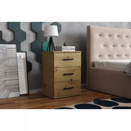 GODA III 3 S éjjeliszekrény artisan tölgy színben
