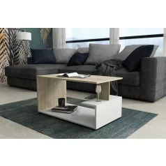 Dante dohányzóasztal sonoma/fehér színben