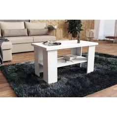 Olga dohányzóasztal fehér színben