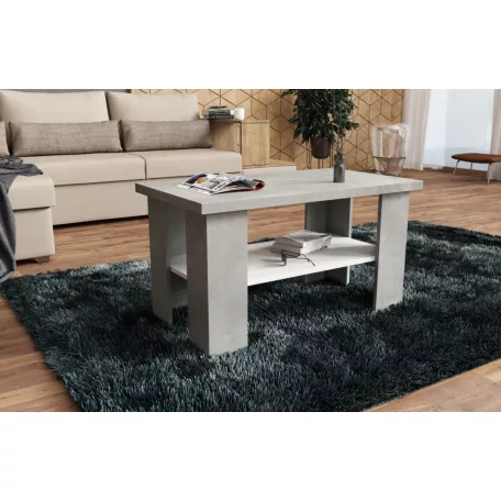 Olga dohányzóasztal beton színben