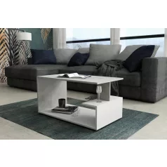 Dante dohányzóasztal beton/fehér színben