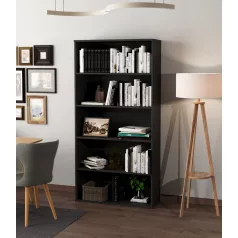 Zoe 80 cm Regál fekete színben