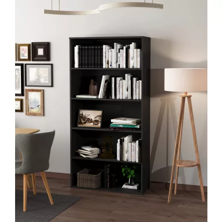 Zoe 80 cm Regál fekete színben