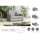 VIVA BIS I. előre nyíló rugós fotelágy Spirit 03 színben