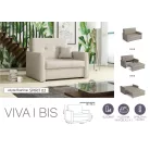 VIVA BIS I. előre nyíló rugós fotelágy Spirit 02 színben