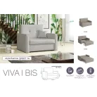 VIVA BIS I. előre nyíló rugós fotelágy Spirit 14 színben