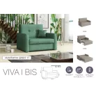 VIVA BIS I. előre nyíló rugós fotelágy Spirit 11 színben