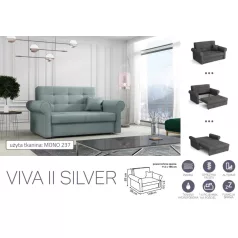   VIVA SILVER II. előre nyíló rugós kanapé Mono 237 színben