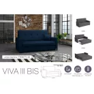 VIVA BIS III. előre nyíló rugós kanapé Trinity 30 színben