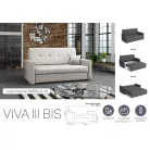VIVA BIS III. előre nyíló rugós kanapé Manila 14 színben