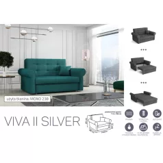   VIVA SILVER II. előre nyíló rugós kanapé Mono 238 színben