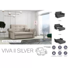   VIVA SILVER II. előre nyíló rugós kanapé Mono 232 színben