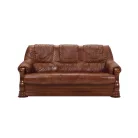 Valódi Bőr Parma 3 személyes kanapé FIX kivitelben