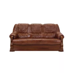 Valódi Bőr Parma 3 személyes kanapé FIX kivitelben