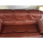 Valódi Bőr Parma 3 személyes kanapé FIX kivitelben
