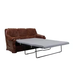   Valódi Bőr Parma 3+1+1 ülőgarnitúra ágyazható kivitelben